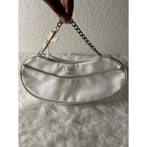 Christian Dior J'adore Dior Parfums White Travel Cosmetic Bag/clutch